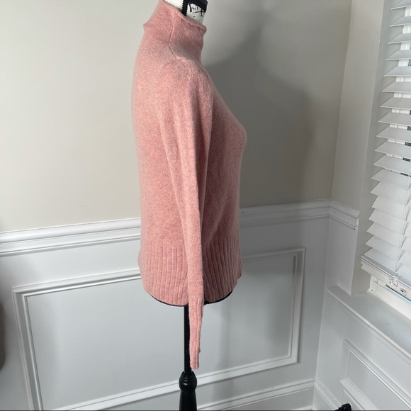 Madewell pink super soft turtleneck inland sweater - Picture 3 of 7